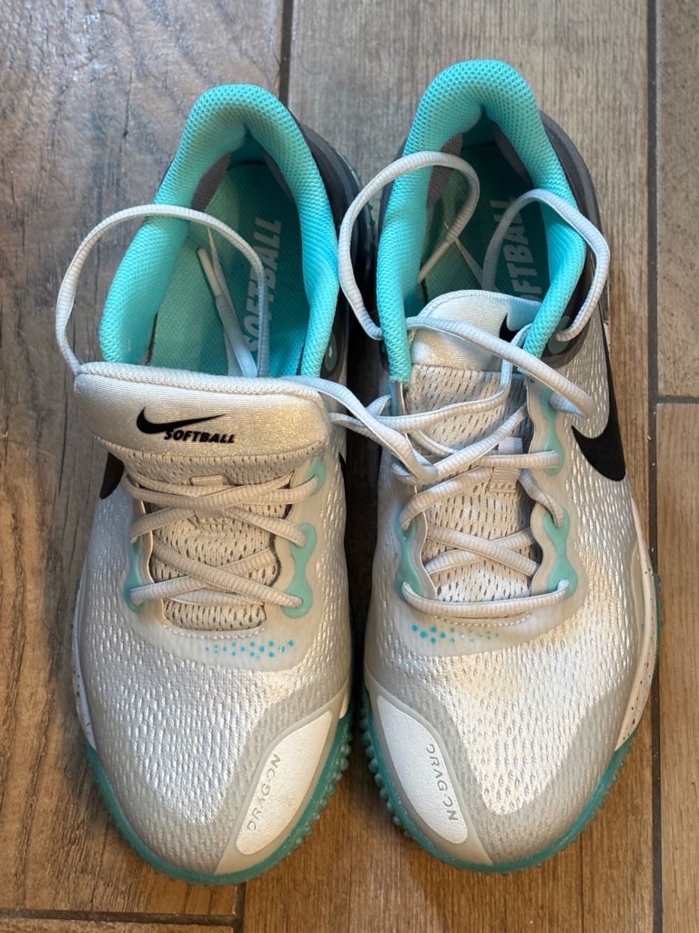 Nike Women's Sz 9.5 Alpha Huarache Elite 3Turf Softball Shoes CU8403-003